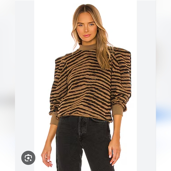 AGOLDE Sleeve Sweatshirt in Serpentine NWOT - Picture 1 of 3